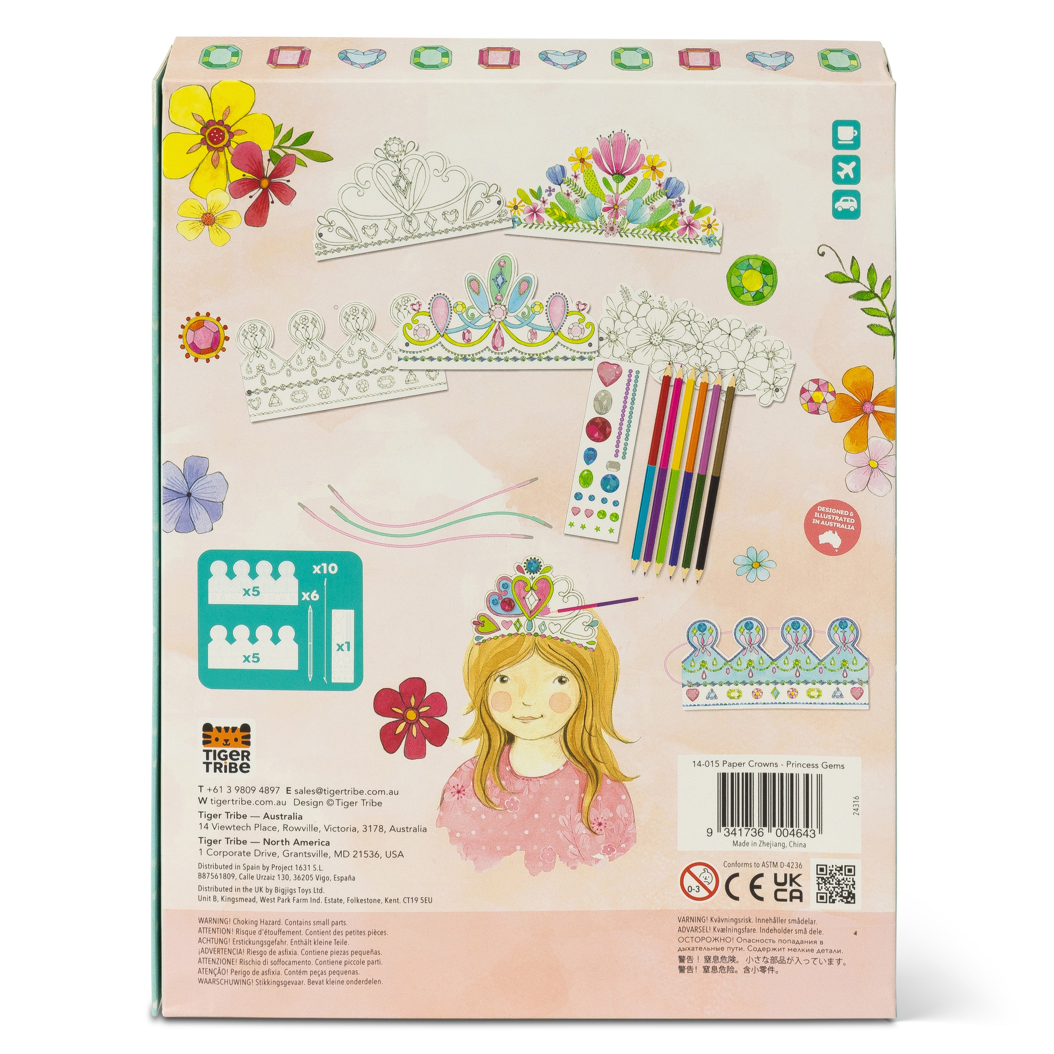 Tiger Tribe Paper Crowns – Princess Gems