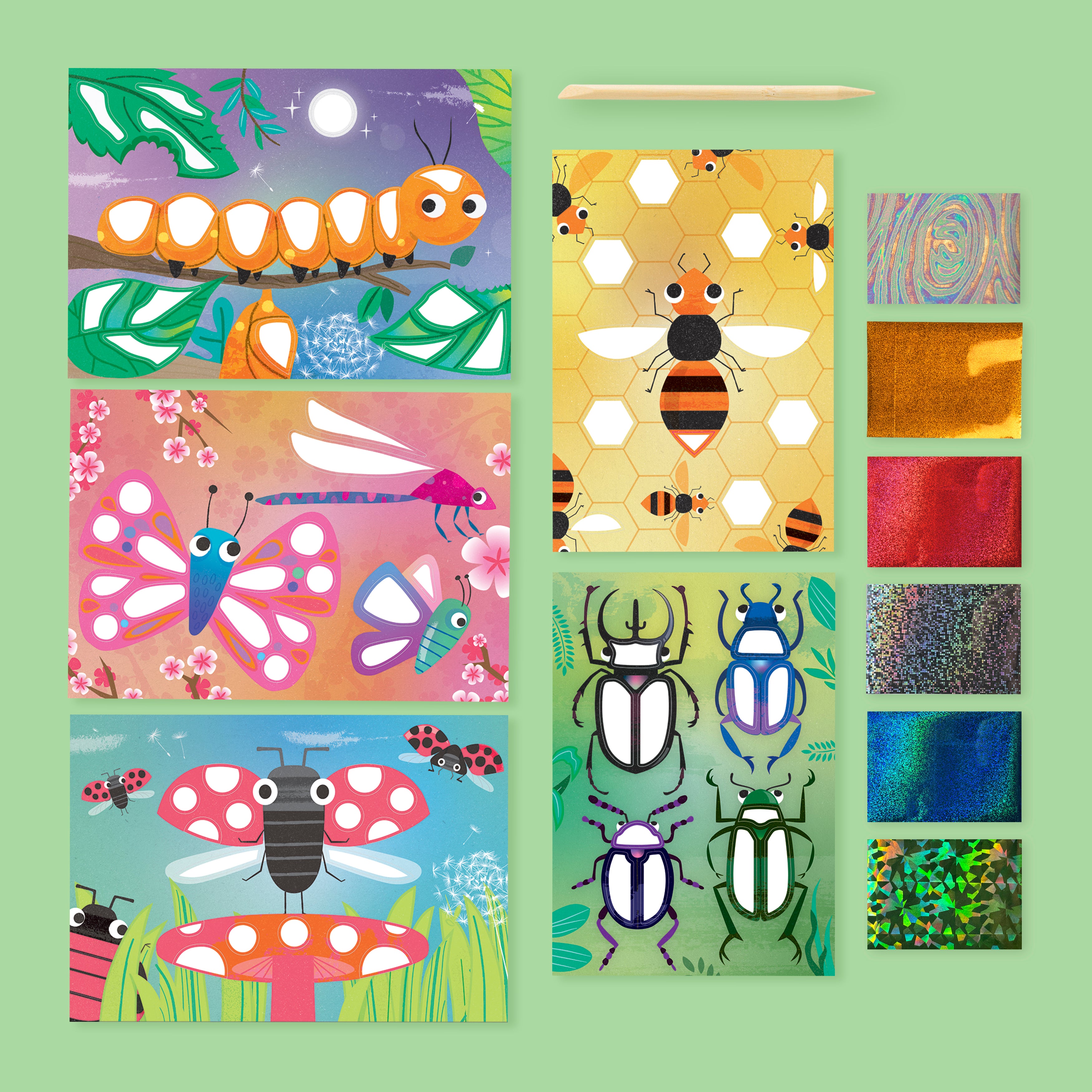 Tiger Tribe Foil Art – Bug World