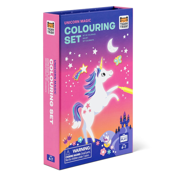 Tiger Tribe Colouring Set – Unicorn Magic