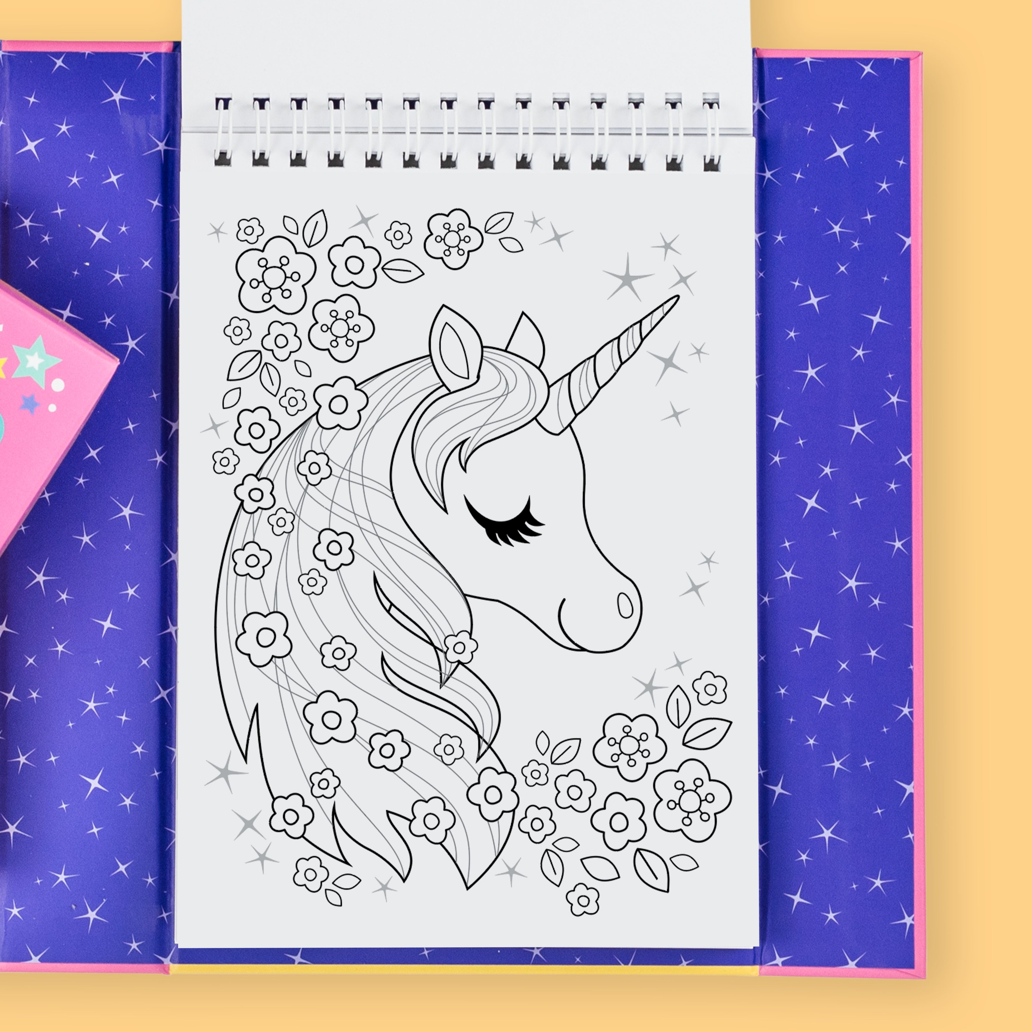 Tiger Tribe Colouring Set – Unicorn Magic