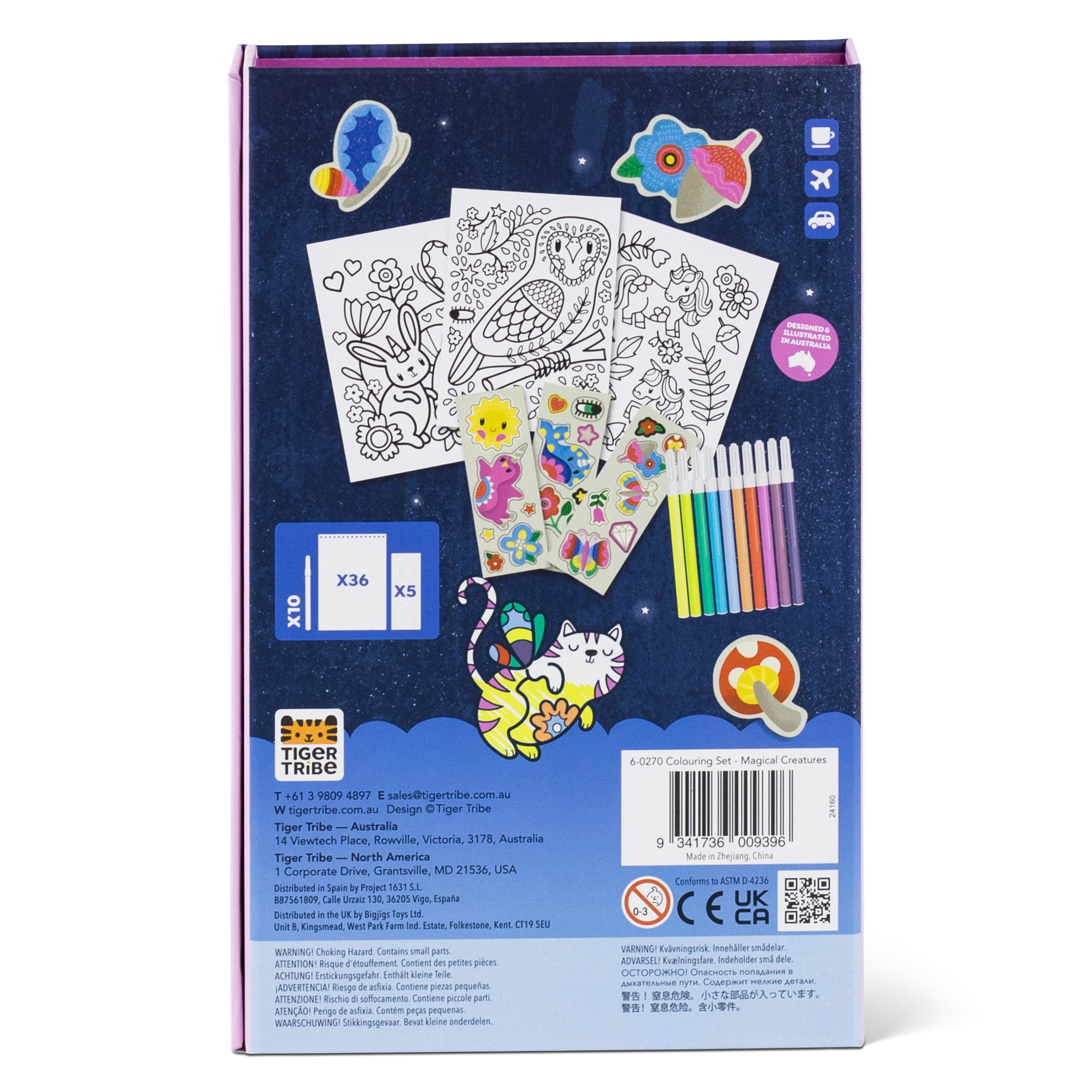 Tiger Tribe Colouring Set – Magical Creatures