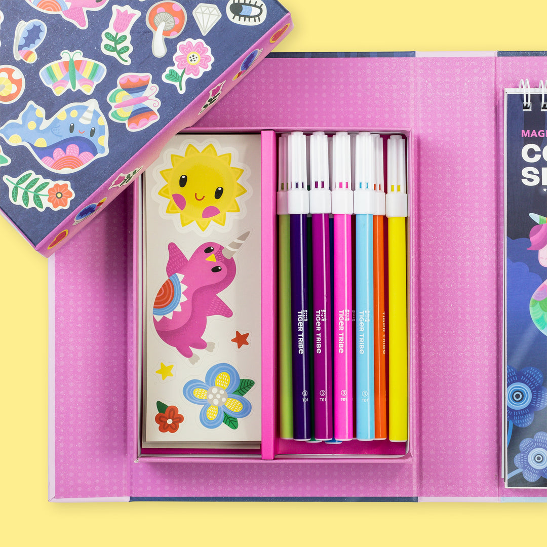 Tiger Tribe Colouring Set – Magical Creatures