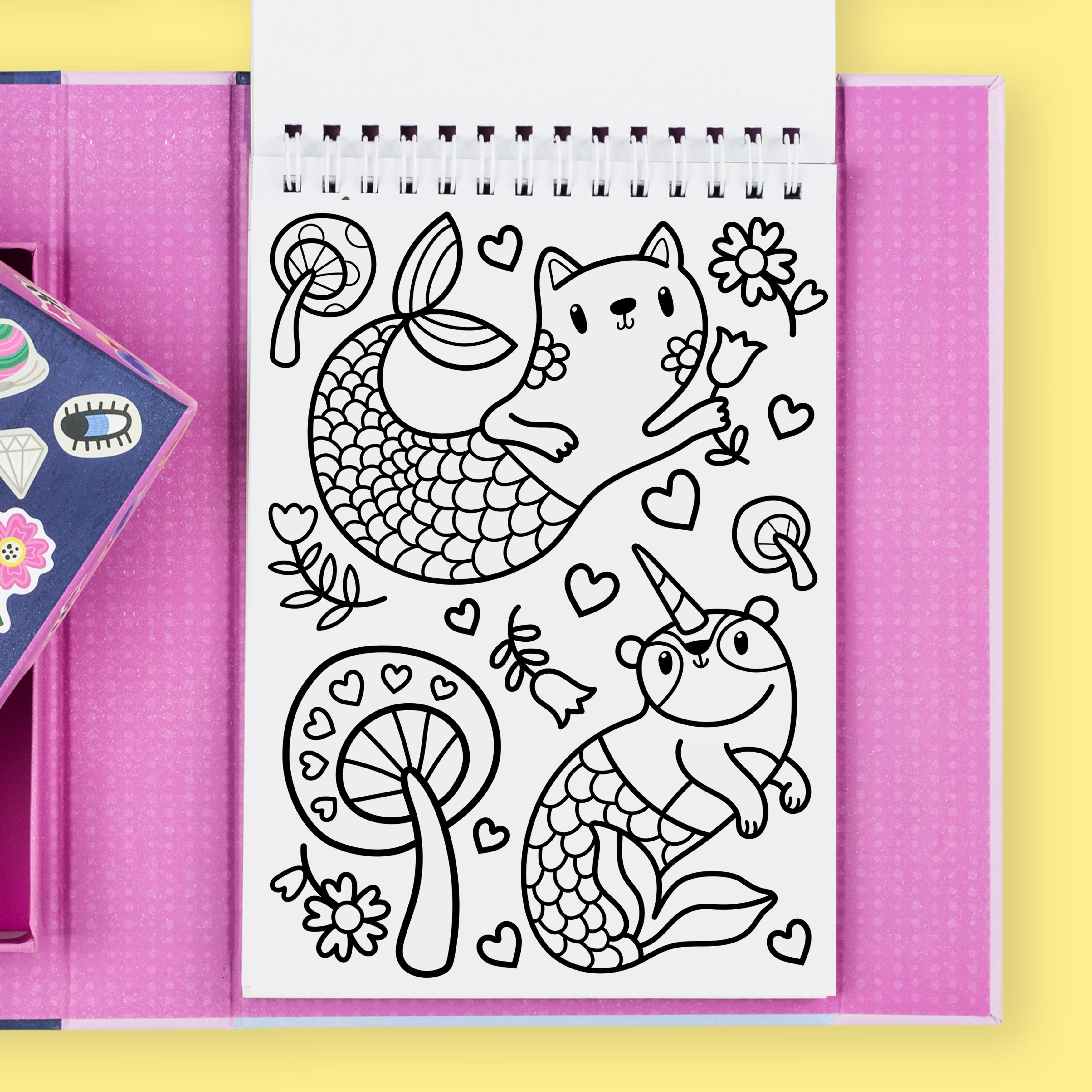 Tiger Tribe Colouring Set – Magical Creatures