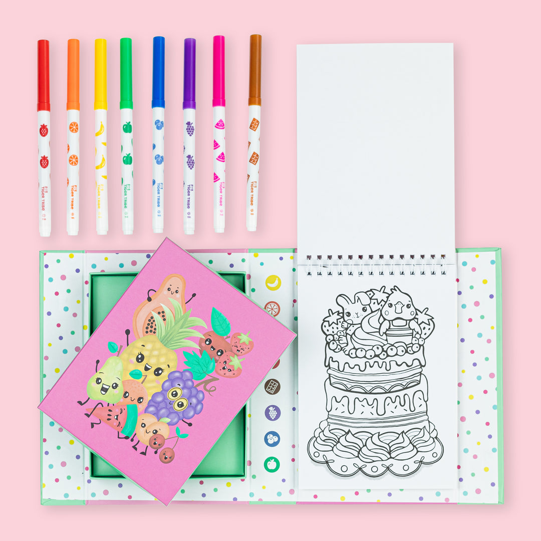 Tiger Tribe Scented Colouring – Fruity Cutie