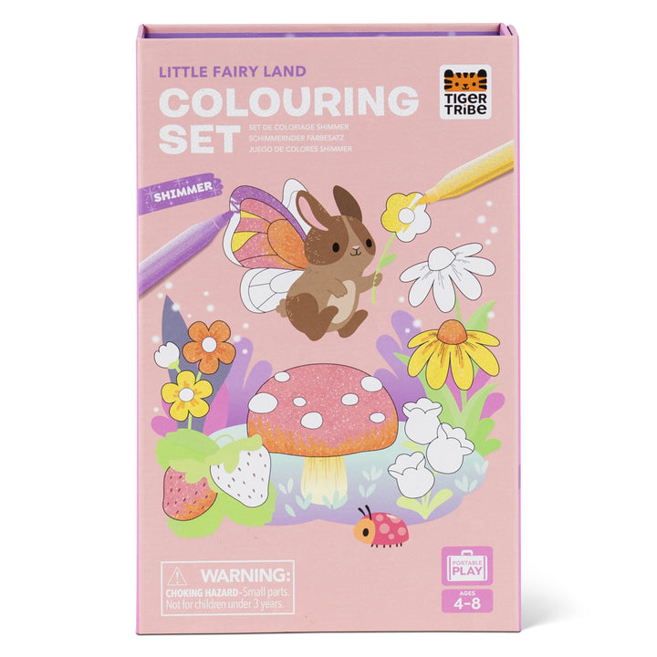 Tiger Tribe Shimmer Colouring Set – Little Fairy Land