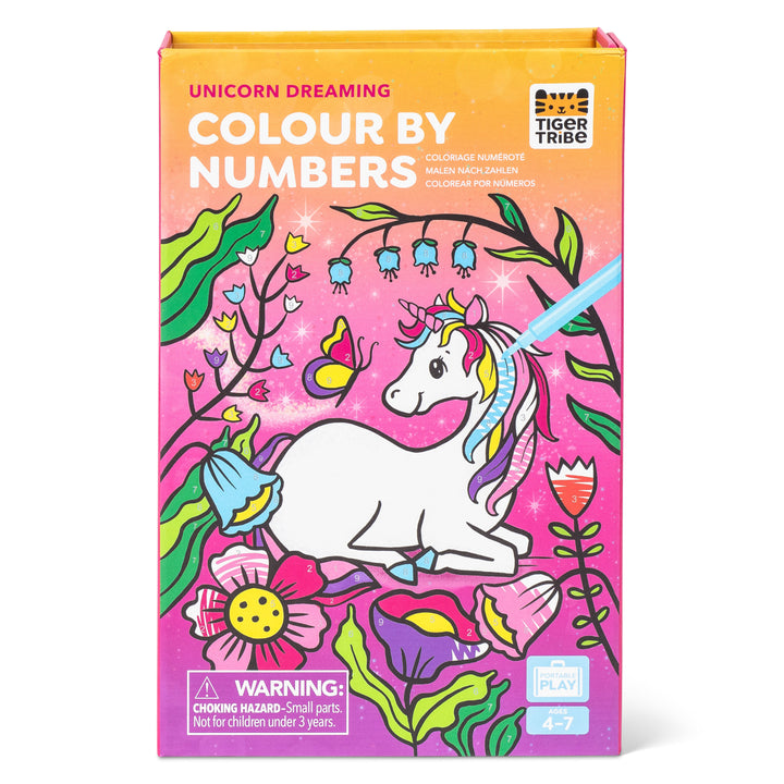 Tiger Tribe Colour by Numbers – Unicorn Dreaming