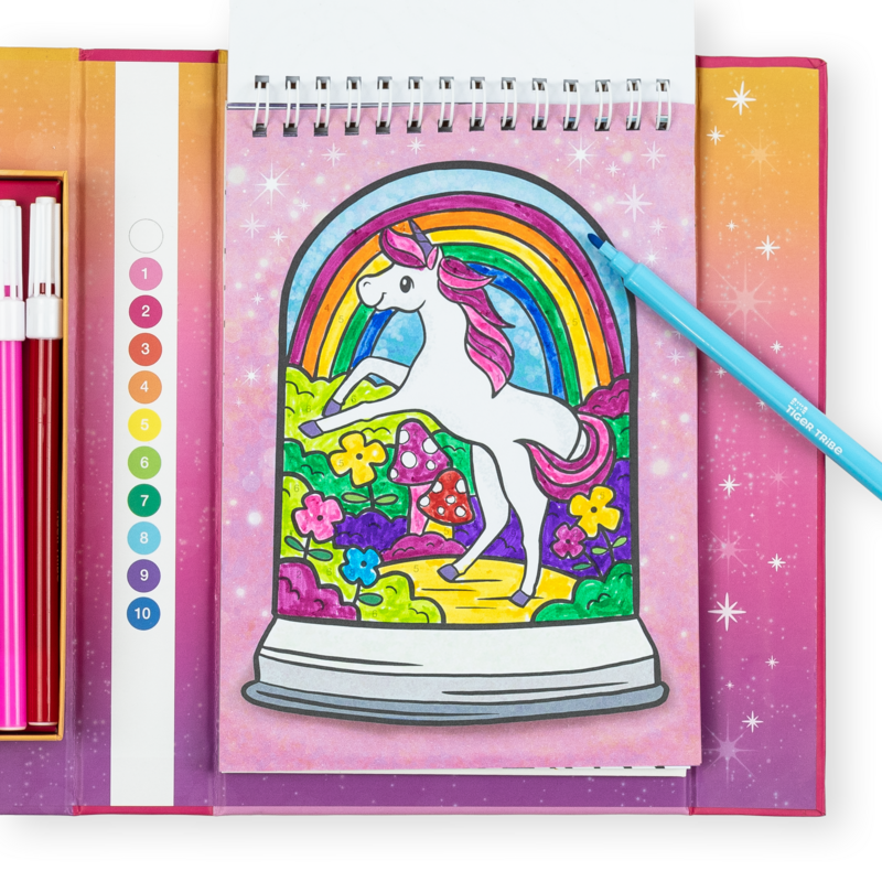 Tiger Tribe Colour by Numbers – Unicorn Dreaming