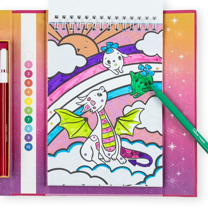 Tiger Tribe Colour by Numbers – Unicorn Dreaming