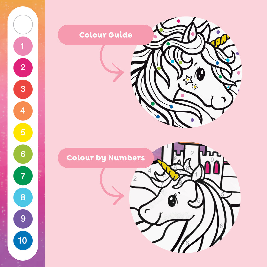 Tiger Tribe Colour by Numbers – Unicorn Dreaming