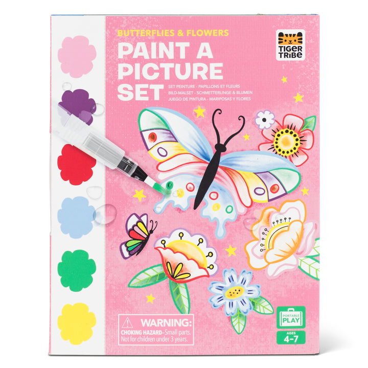 Tiger Tribe Paint A Picture – Butterflies &amp; Flowers