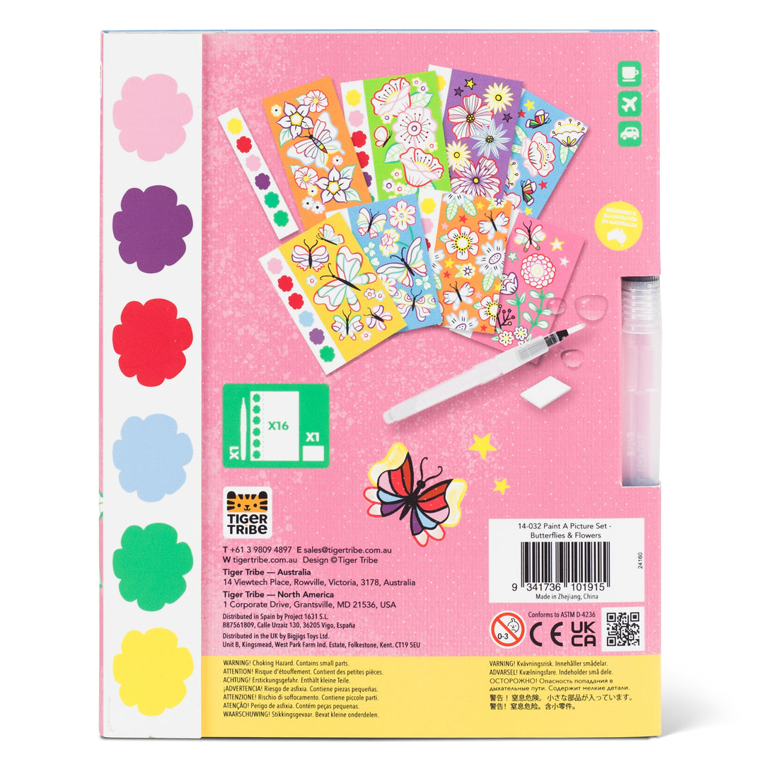 Tiger Tribe Paint A Picture – Butterflies &amp; Flowers