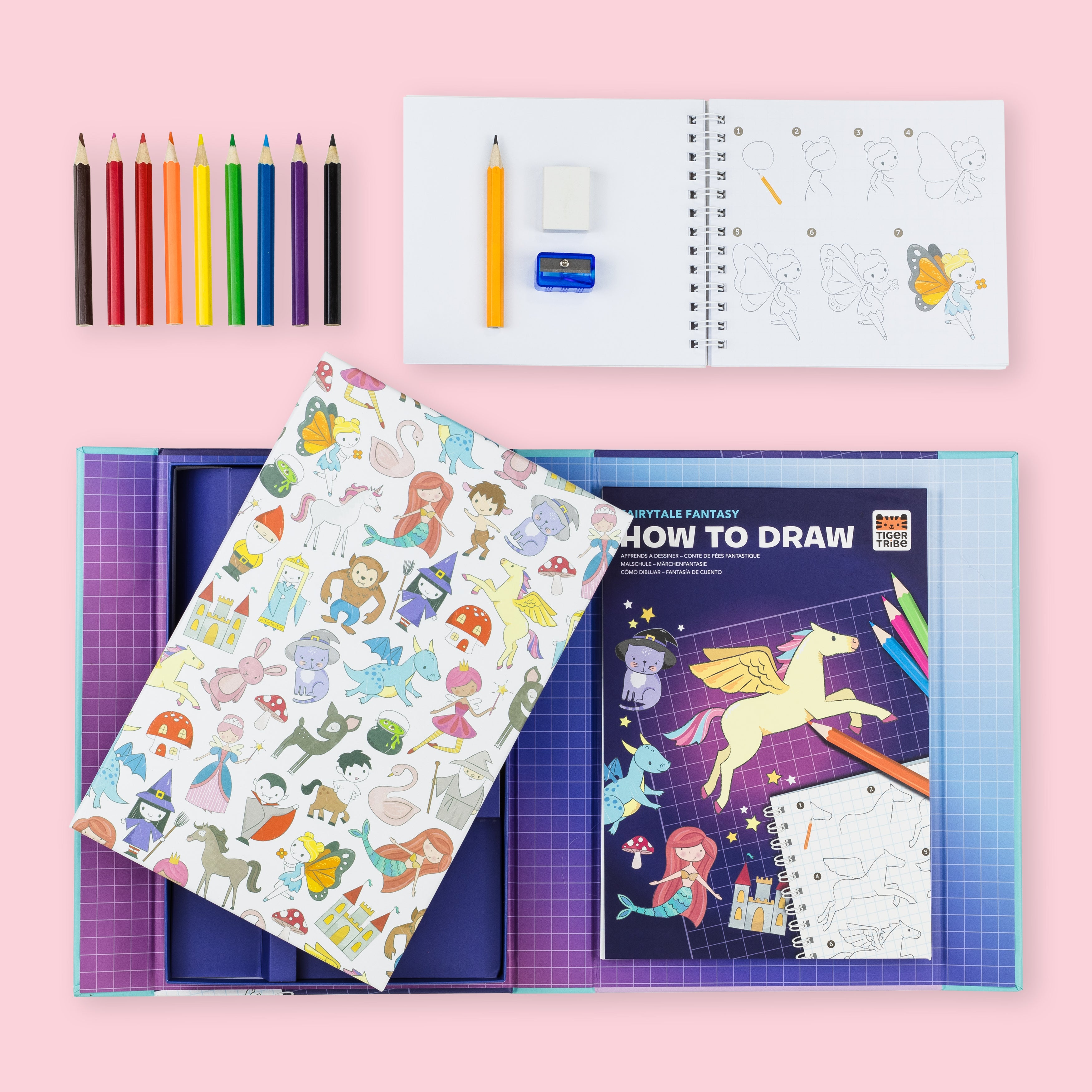 Tiger Tribe How To Draw – Fairytale Fantasy