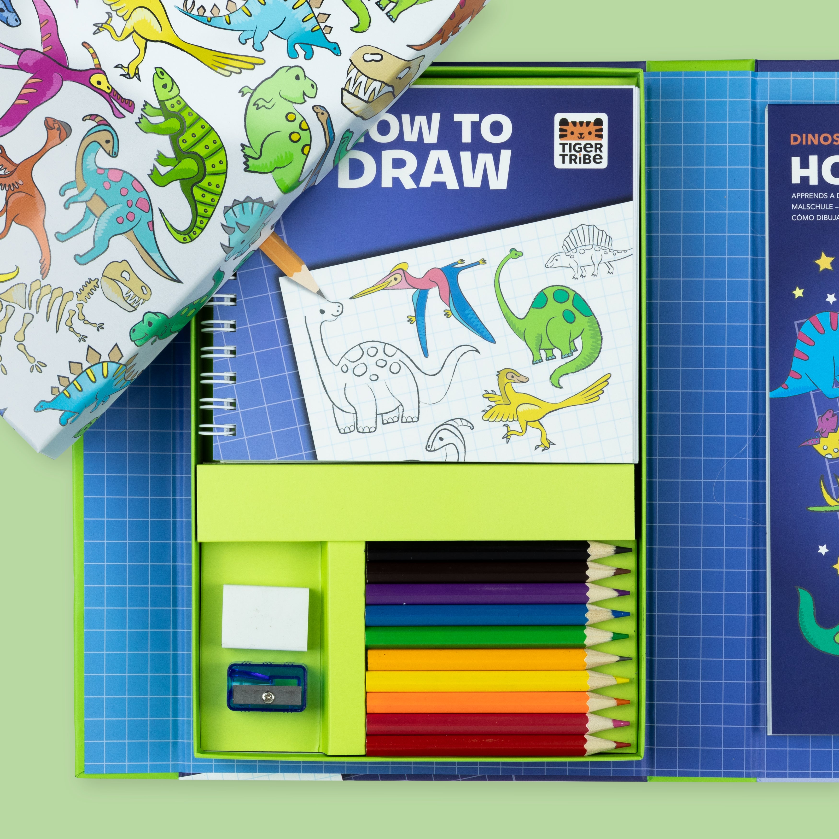 Tiger Tribe How To Draw – Dinosaurs