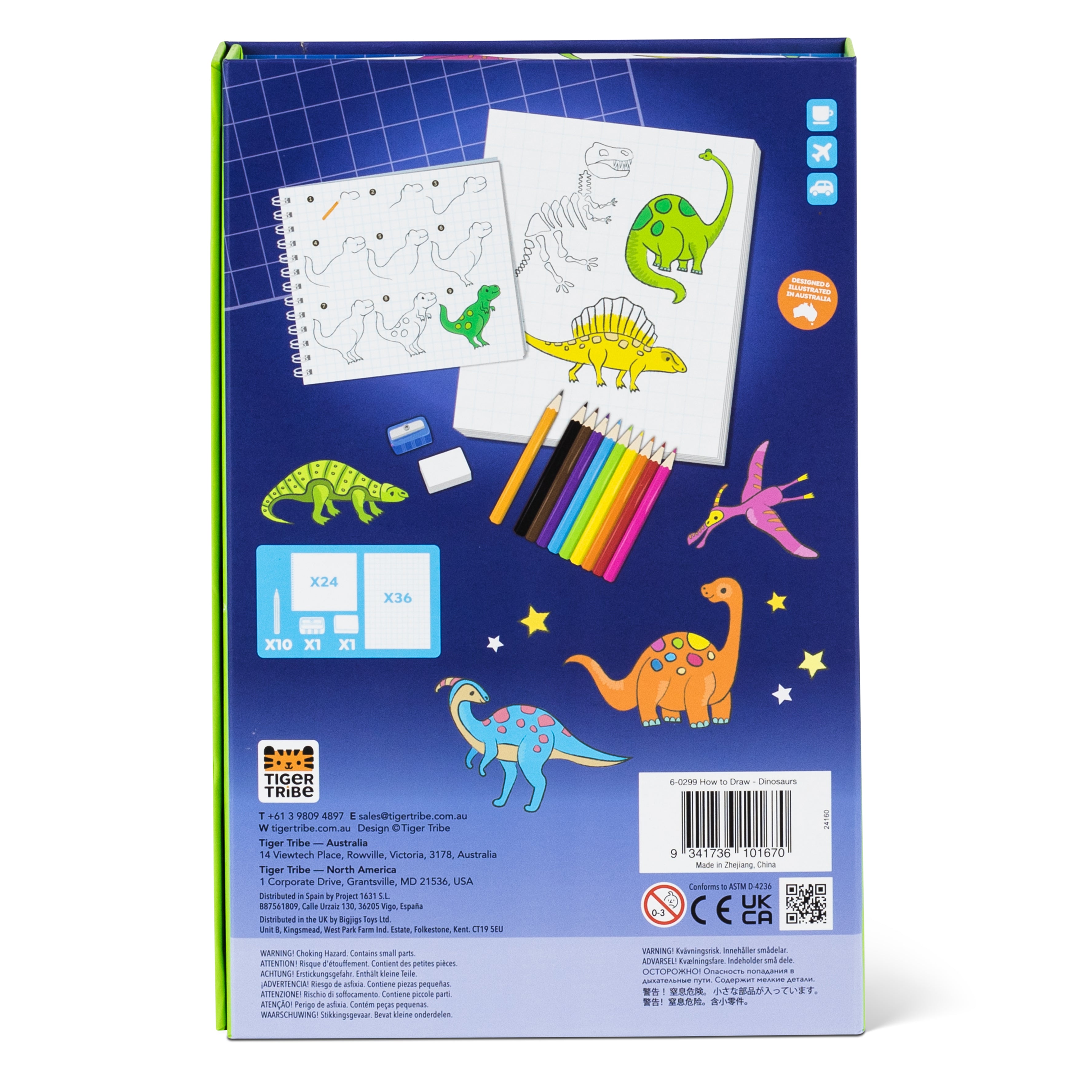 Tiger Tribe How To Draw – Dinosaurs