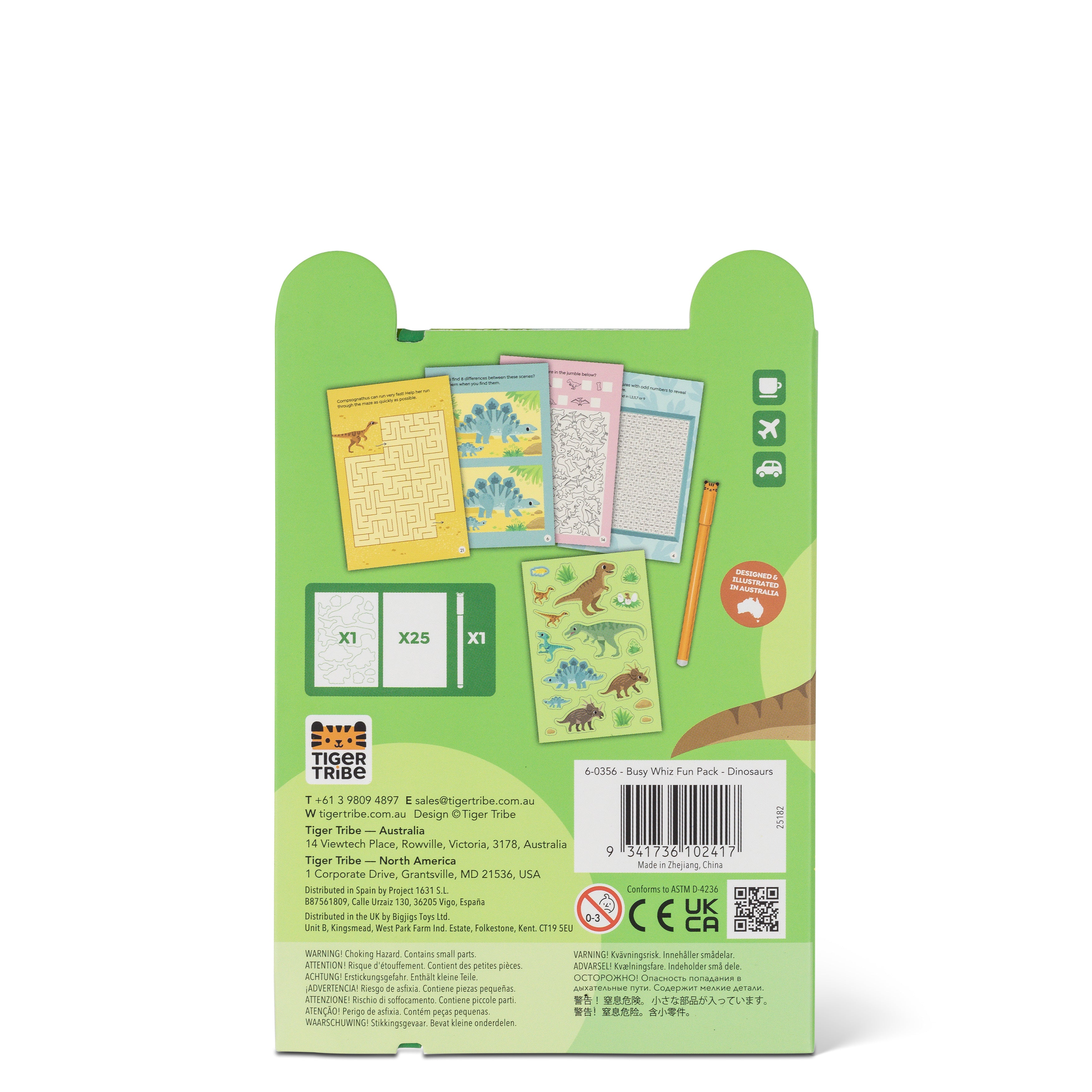 Tiger Tribe Busy Whiz Fun Pack – Dinosaurs
