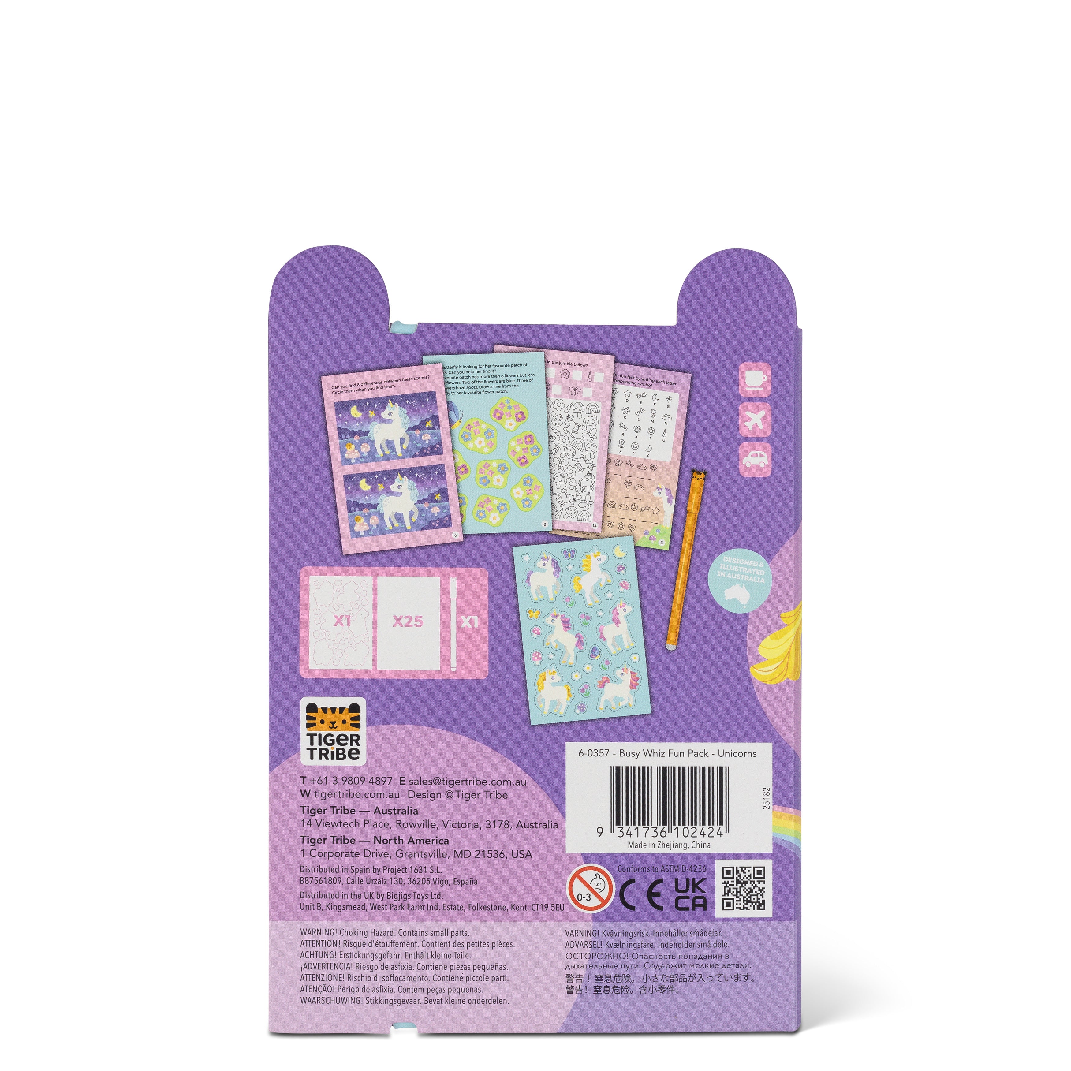 Tiger Tribe Busy Whiz Fun Pack – Unicorns