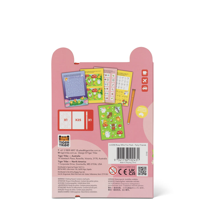 Tiger Tribe Busy Whiz Fun Pack – Fairy Friends