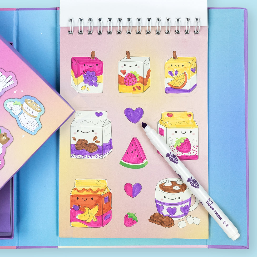 Tiger Tribe Stacks of Stickers – Dreamy Desserts
