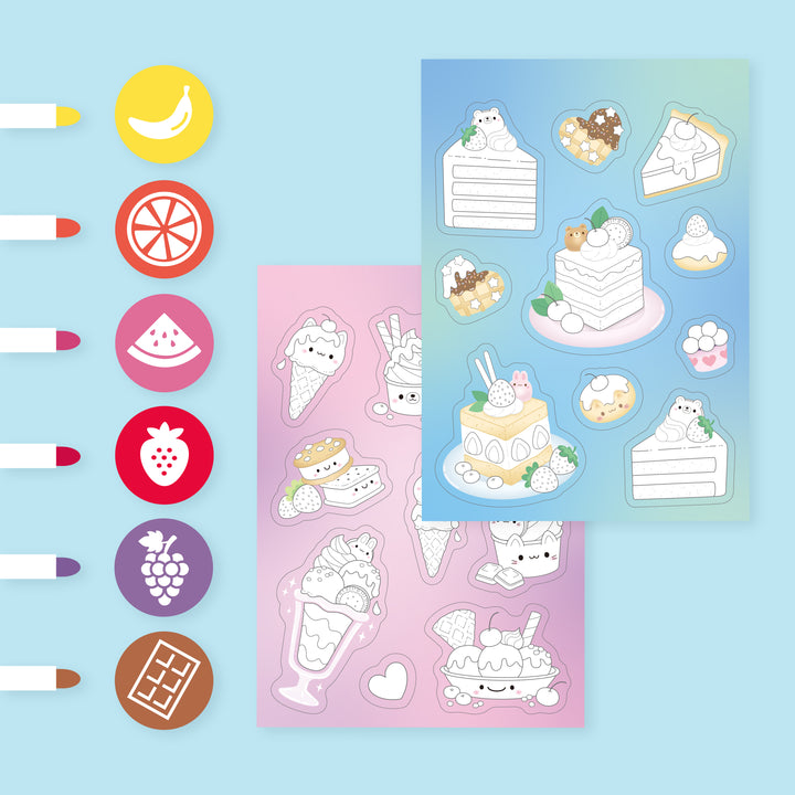Tiger Tribe Stacks of Stickers – Dreamy Desserts