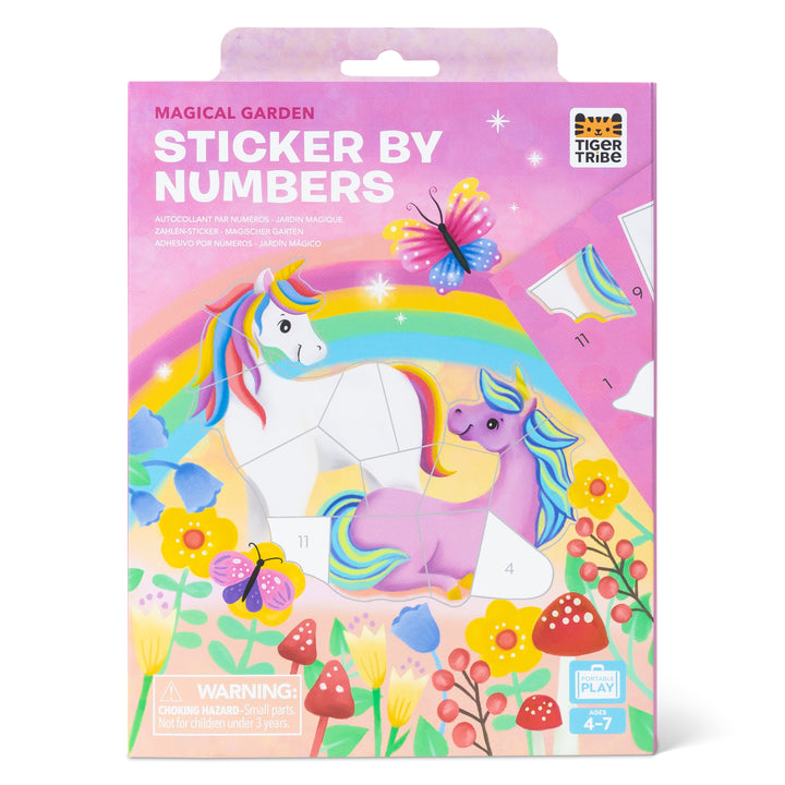 Tiger Tribe Sticker by Numbers – Magical Garden