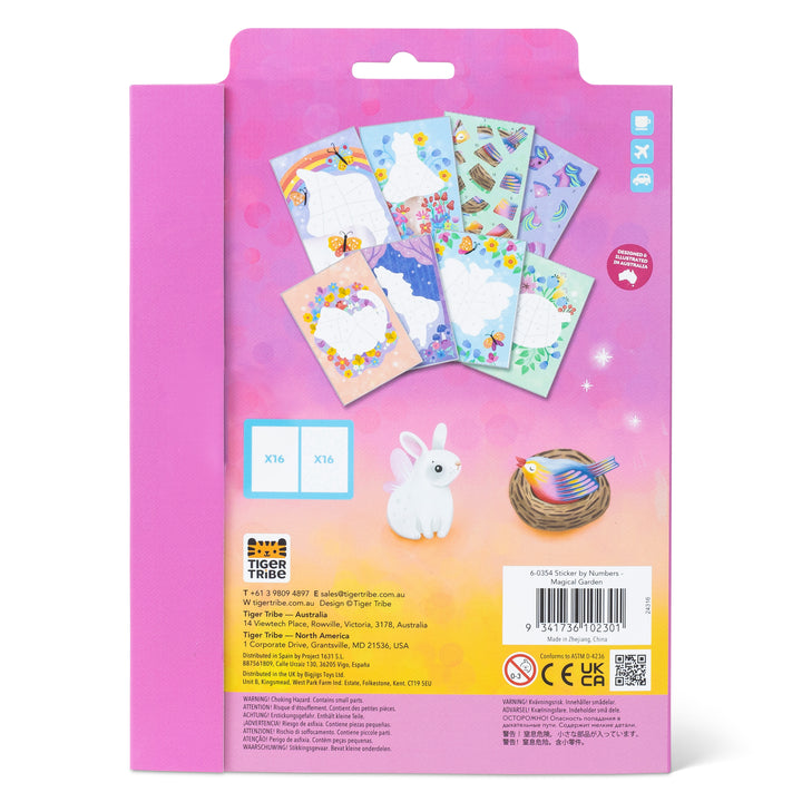 Tiger Tribe Sticker by Numbers – Magical Garden