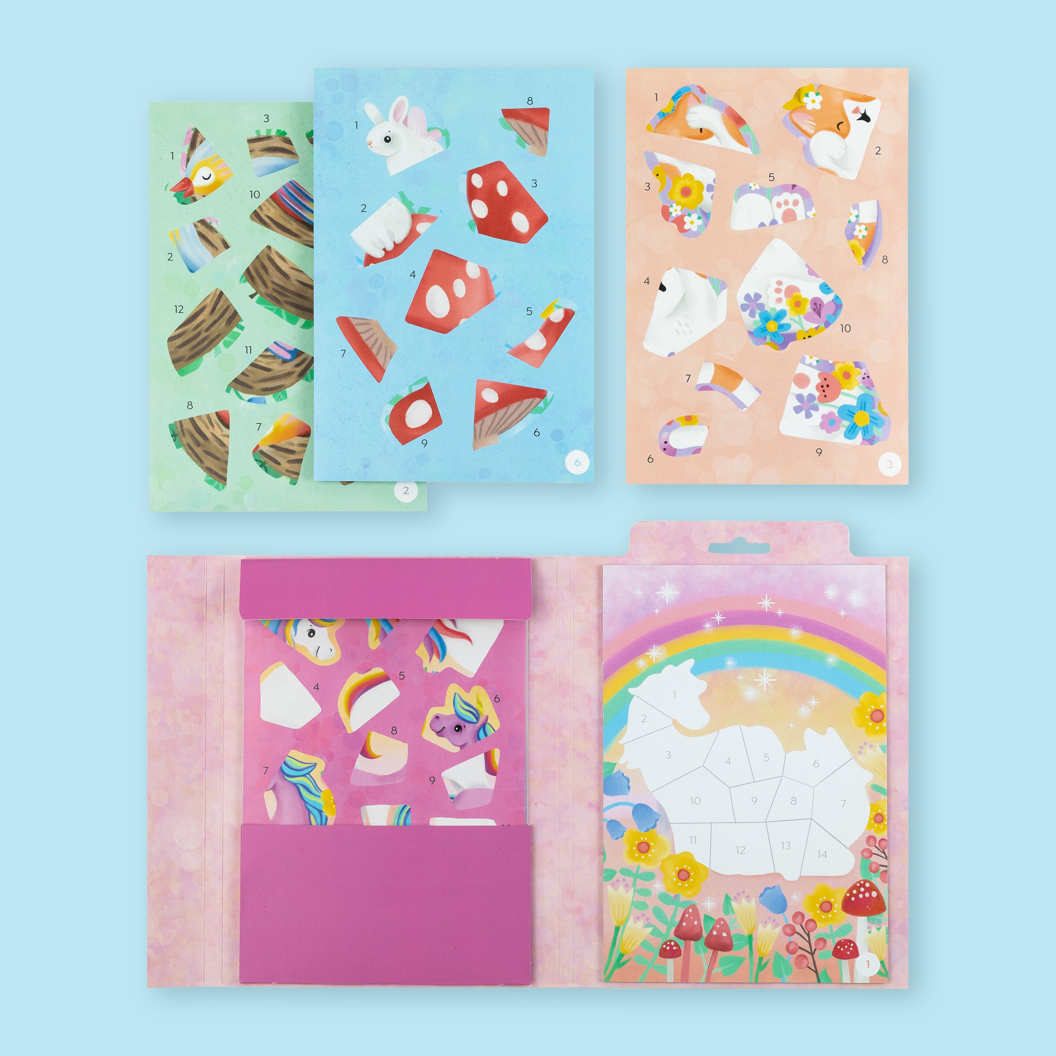 Tiger Tribe Sticker by Numbers – Magical Garden