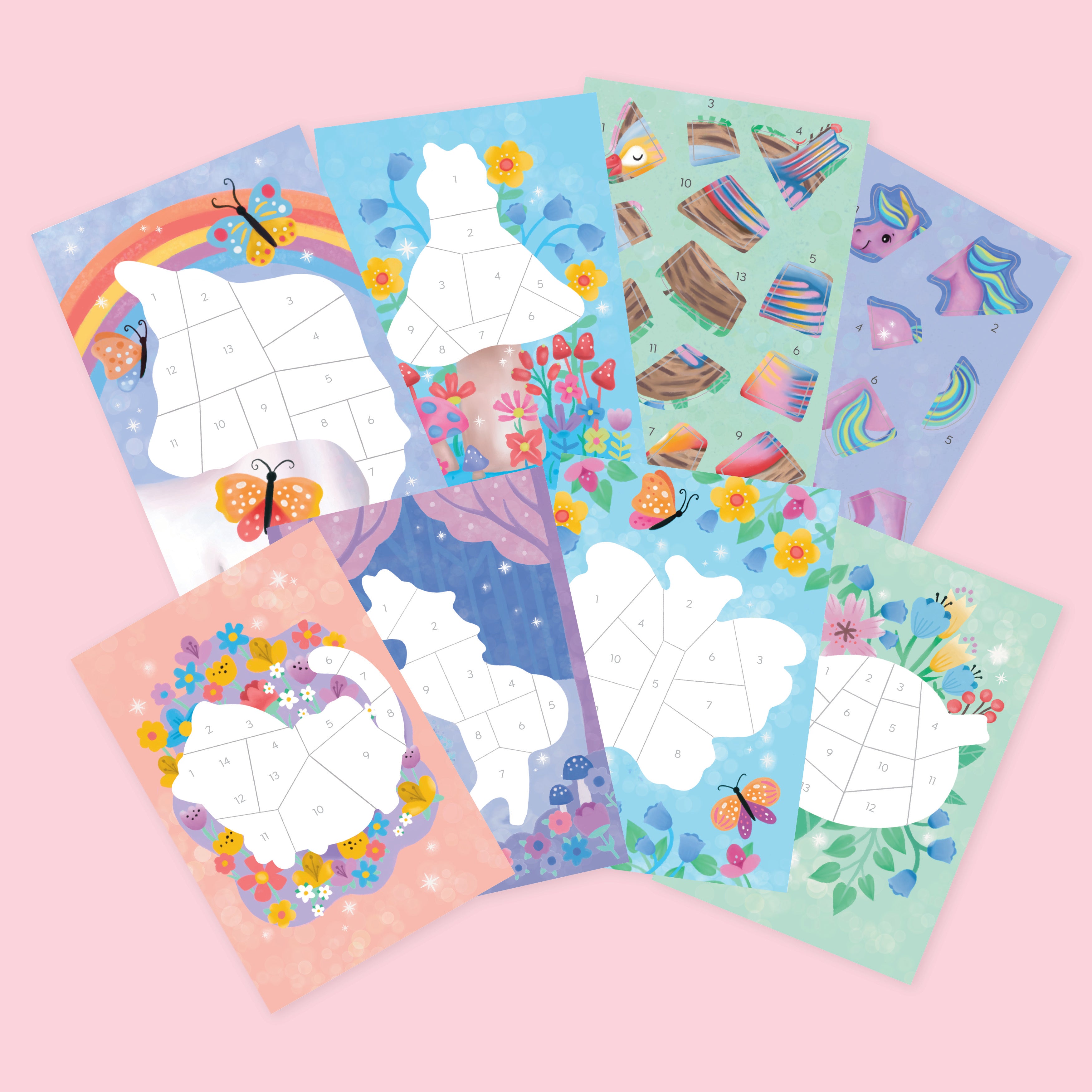 Tiger Tribe Sticker by Numbers – Magical Garden