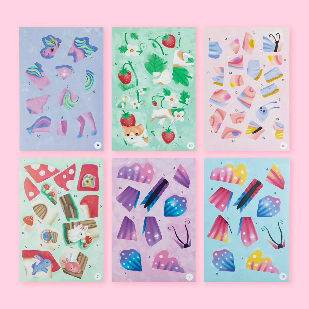Tiger Tribe Sticker by Numbers – Magical Garden