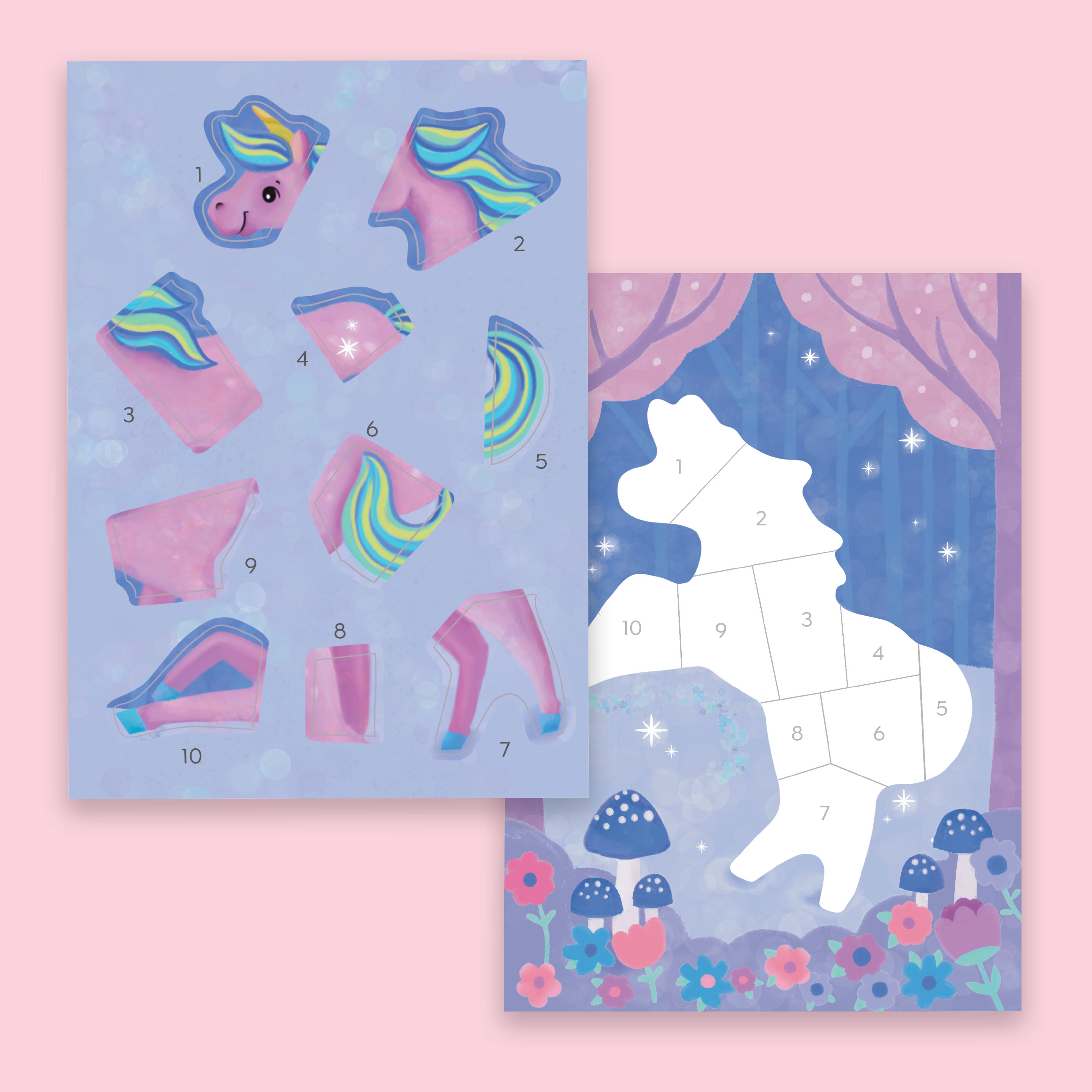 Tiger Tribe Sticker by Numbers – Magical Garden