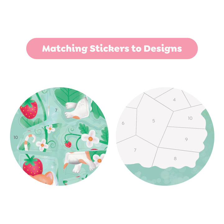Tiger Tribe Sticker by Numbers – Magical Garden