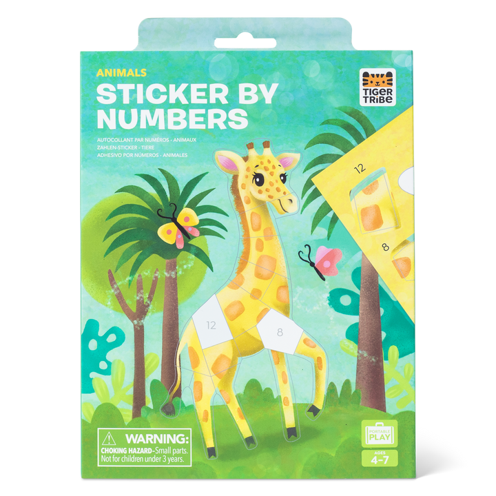 Tiger Tribe Sticker by Numbers – Animals