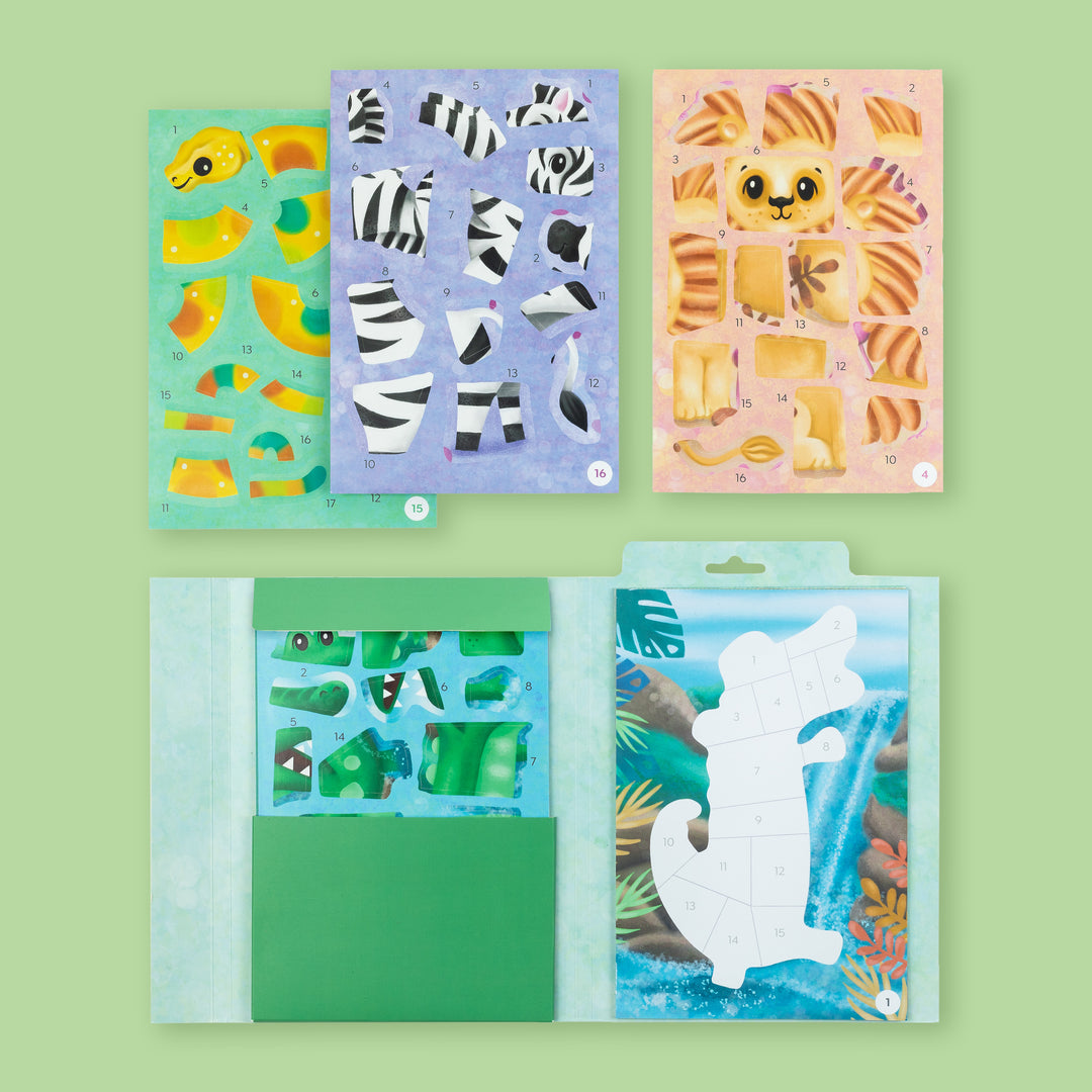 Tiger Tribe Sticker by Numbers – Animals