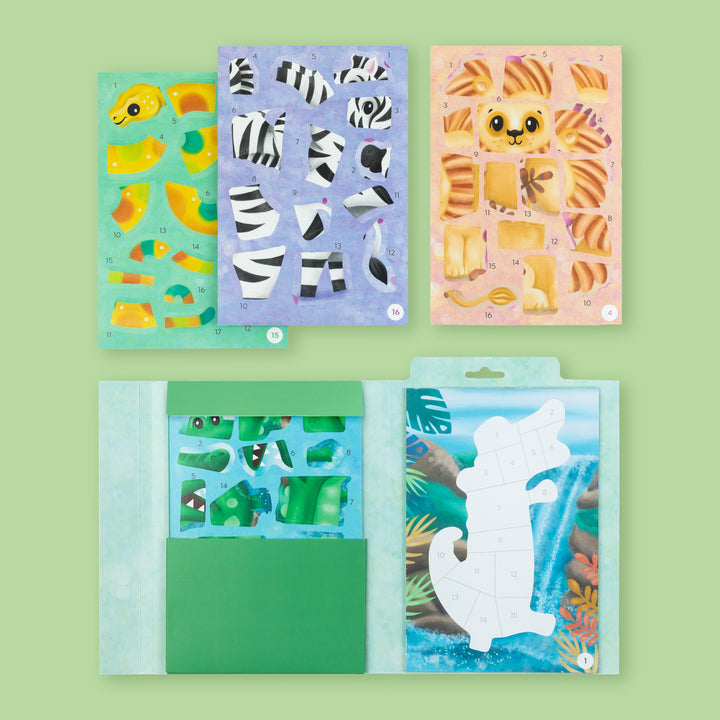 Tiger Tribe Sticker by Numbers – Animals
