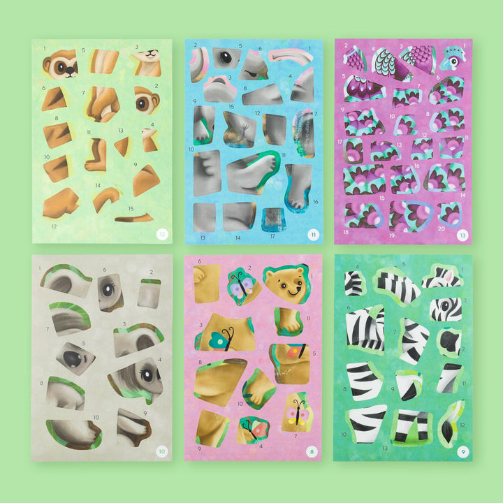 Tiger Tribe Sticker by Numbers – Animals
