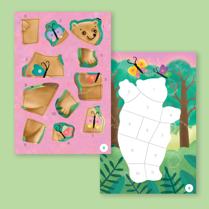 Tiger Tribe Sticker by Numbers – Animals