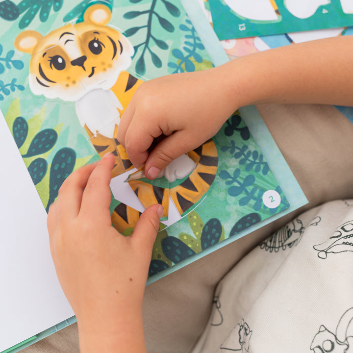 Tiger Tribe Sticker by Numbers – Animals