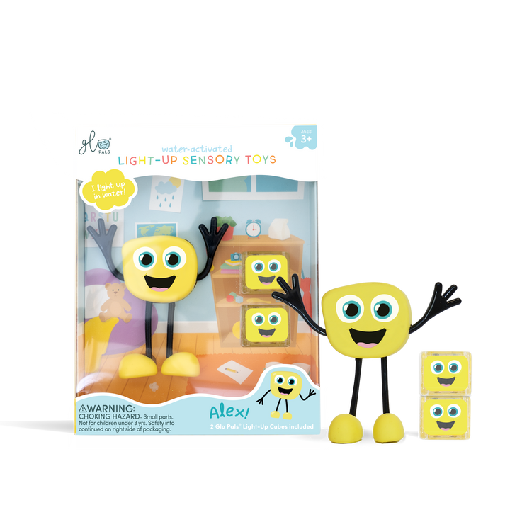 Glo Pals® Water Activated Light-Up Sensory Toys – Alex