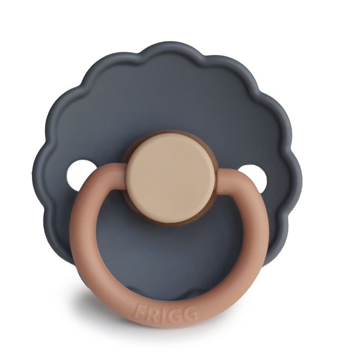 FRIGG Daisy Colourblock Round Latex Pacifier – Aurora
