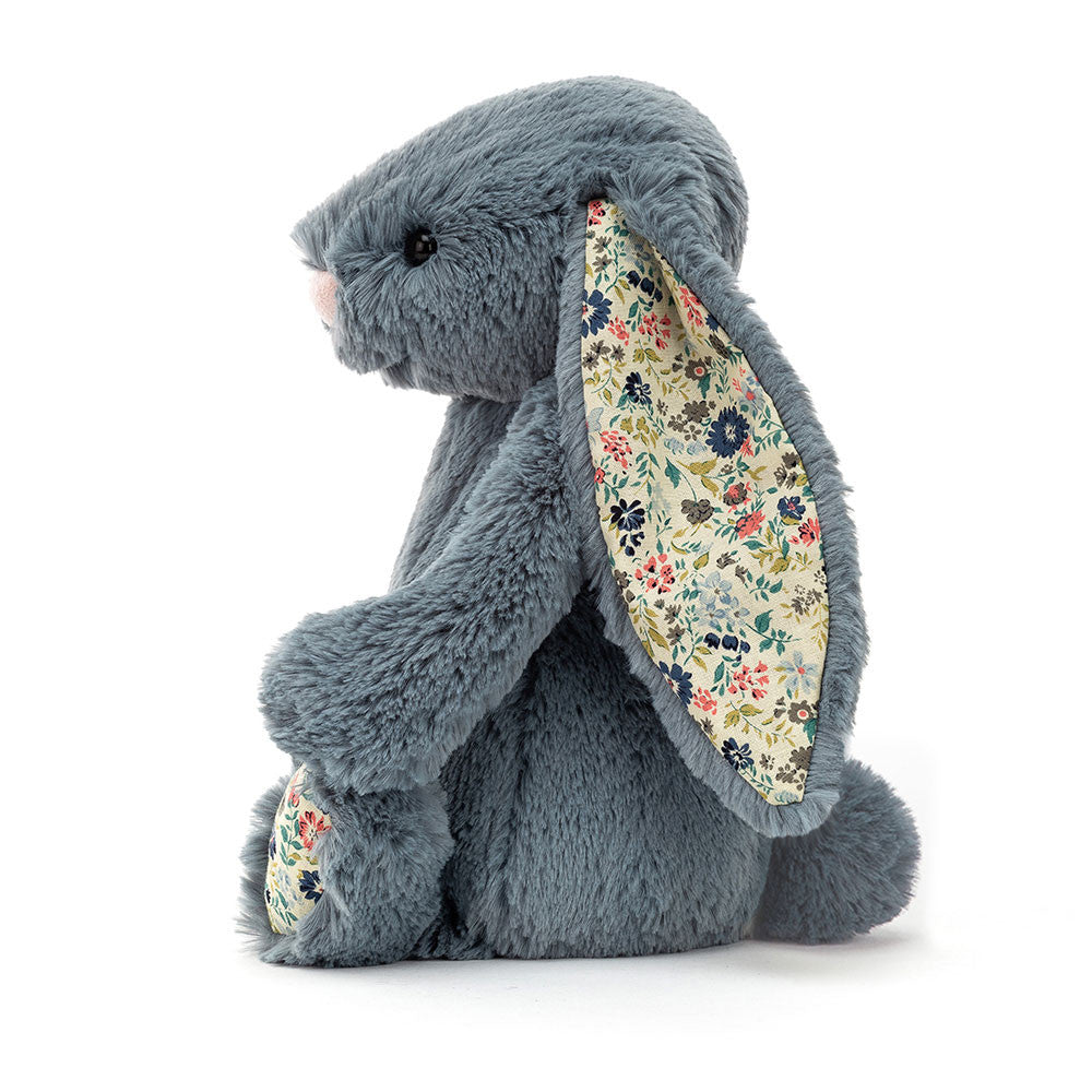 Jellycat Bashful Blossom Dusky Blue Bunny – Original