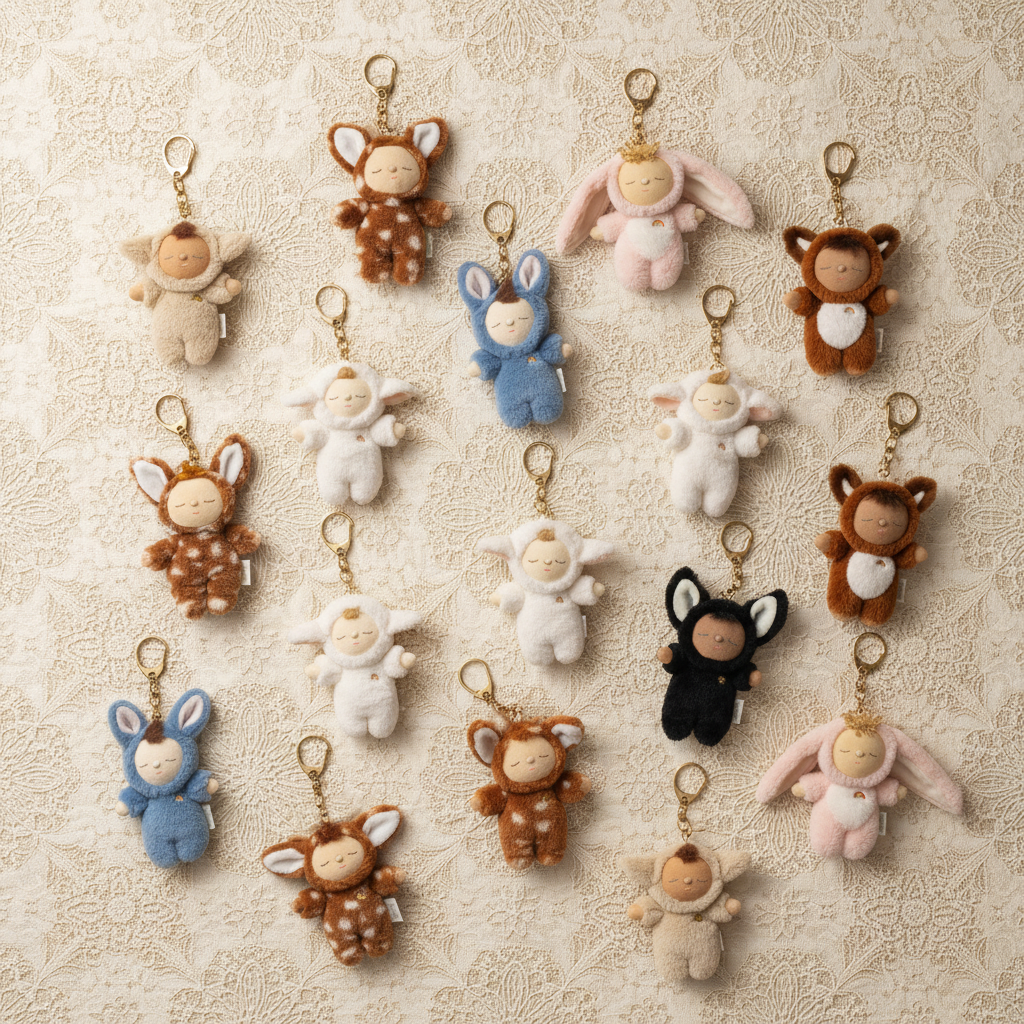 Olli Ella Cozy Bag Charm – Bunny Flopsy