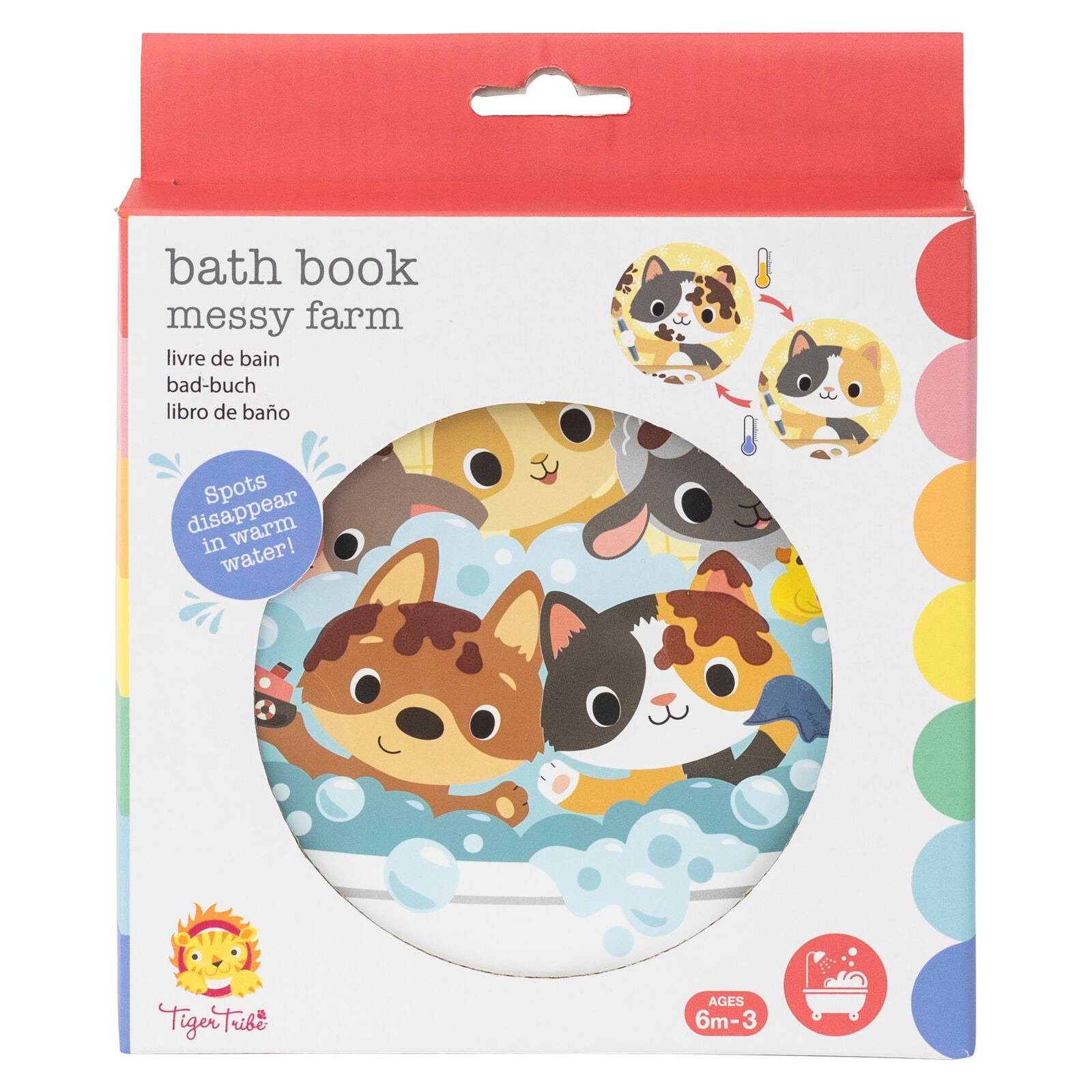 Tiger Tribe Bath Book – Messy Farm