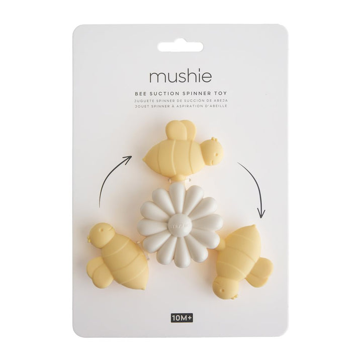 Mushie Bee Suction Spinner Toy