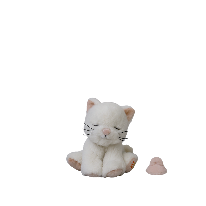 Olli Ella Binky Kitten Kiki – White