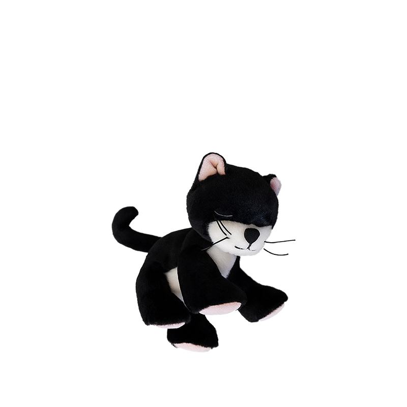 Olli Ella Binky Kitten Kit – Black &amp; White