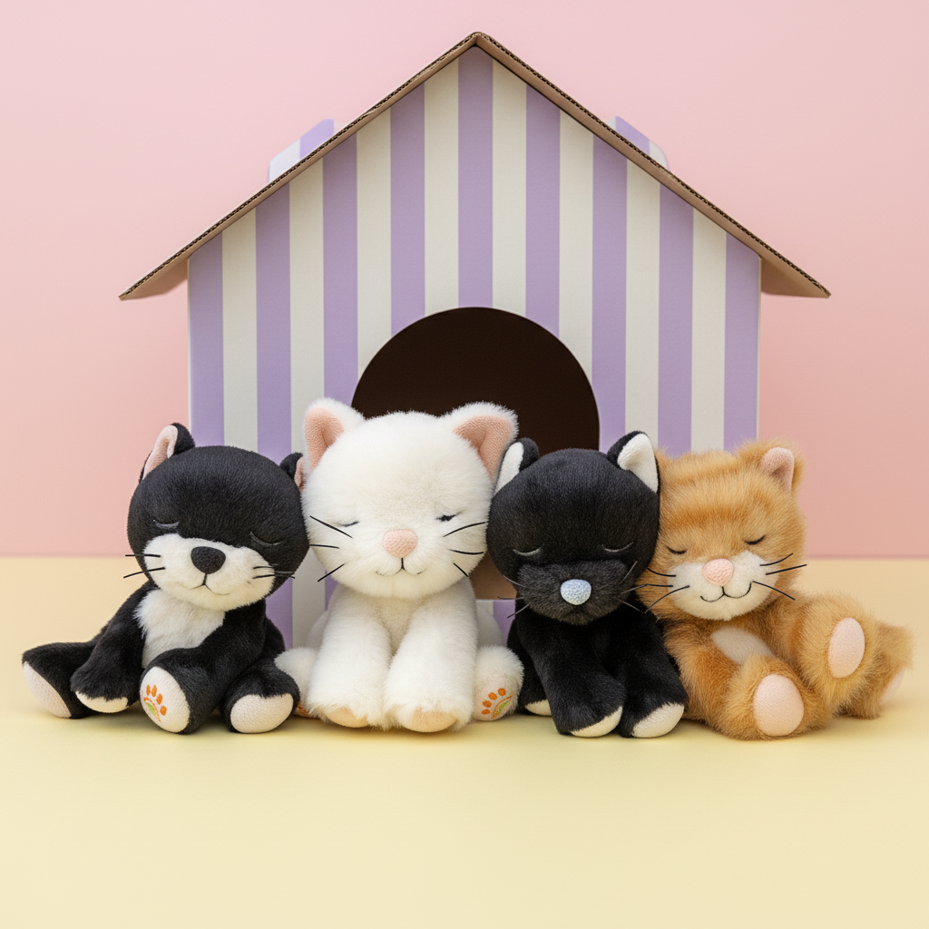 Olli Ella Binky Kitten Kiki – White