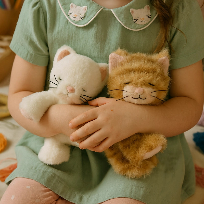Olli Ella Binky Kitten Kiki – White