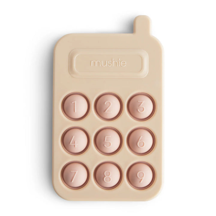 Mushie Phone Press Toy – Blush