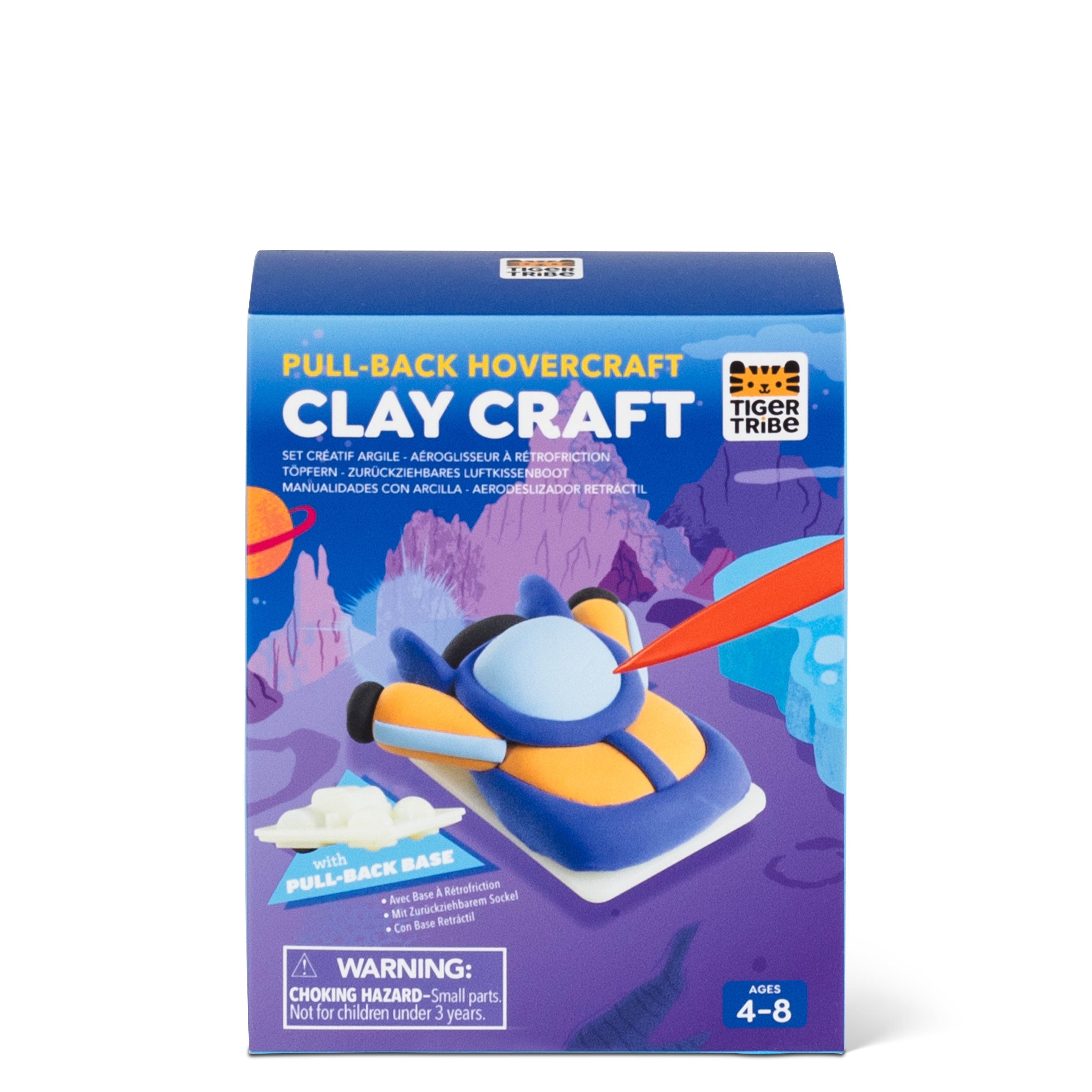 Tiger Tribe Clay Craft – Pull-Back Hovercraft