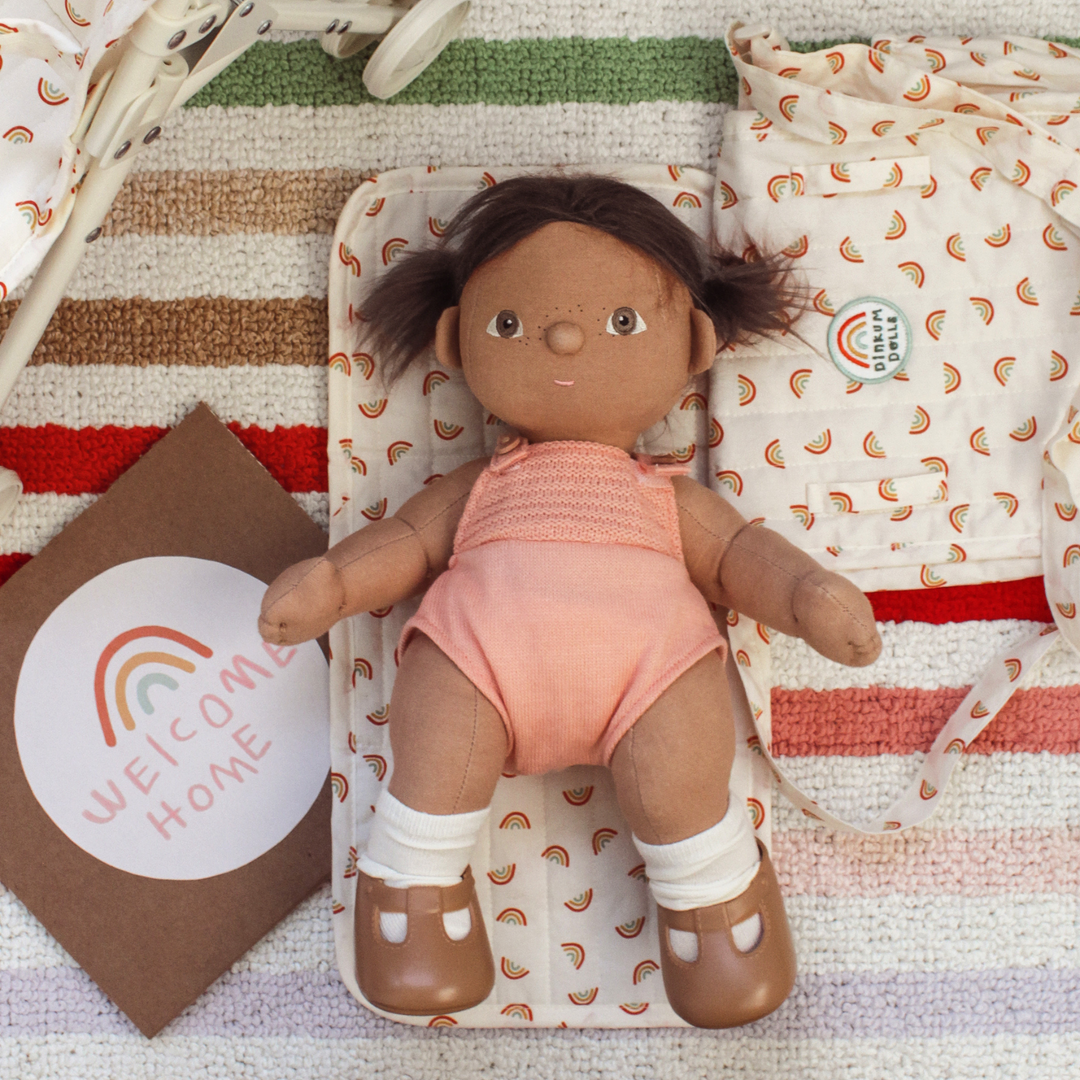 Olli Ella Carrie Convertible Changing Set – Rainbow