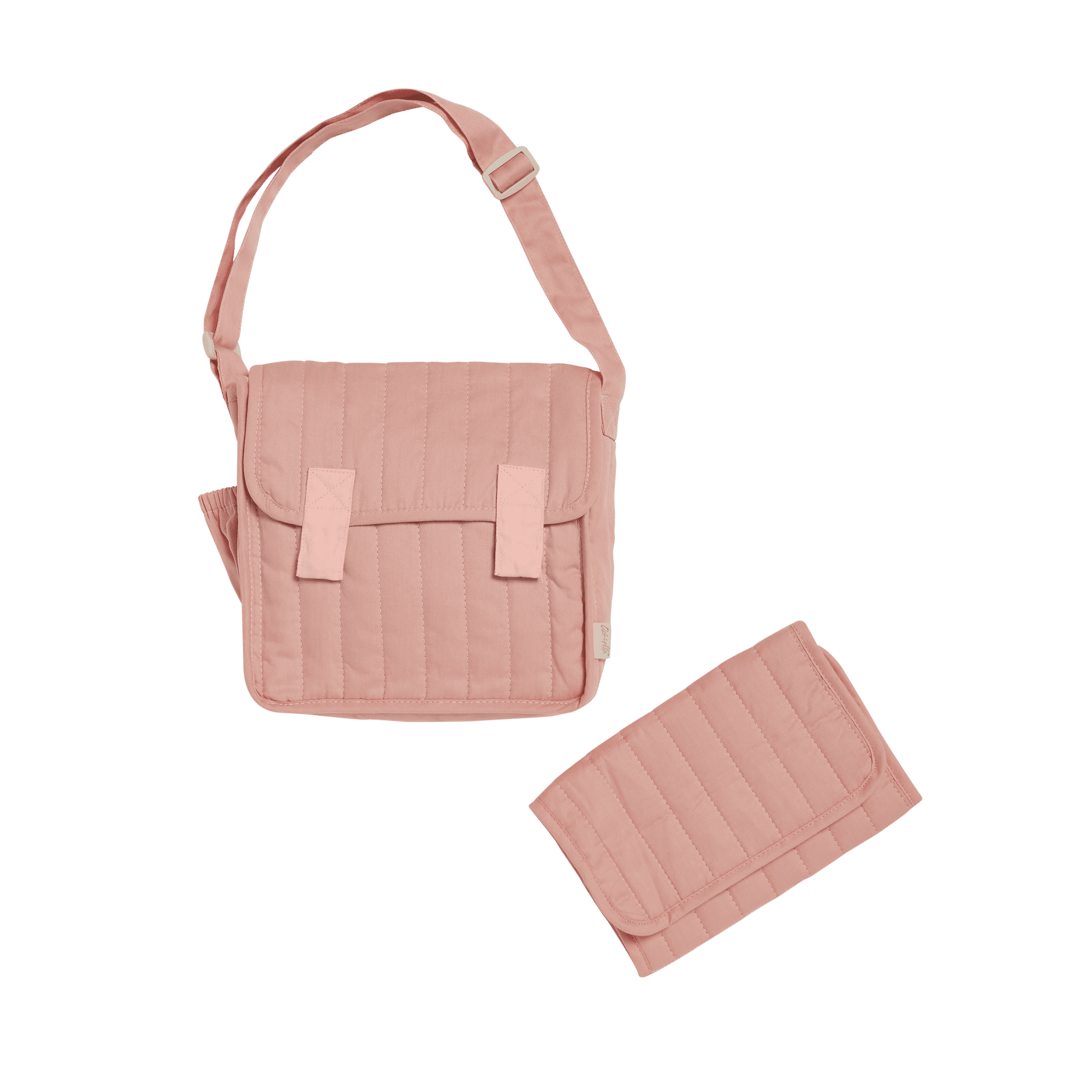 Olli Ella Carrie Convertible Changing Set – Rose